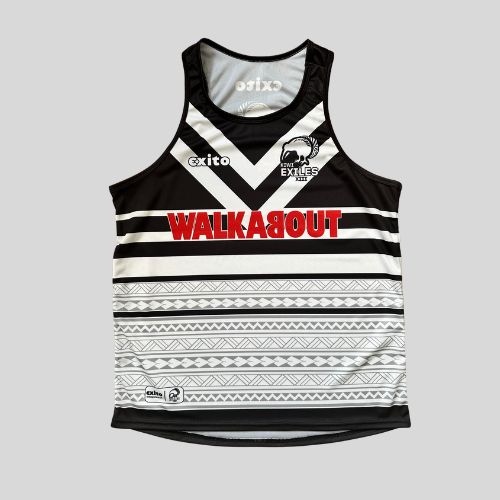 NZ Kiwis Exiles Xiii Rugby League Performance Vest