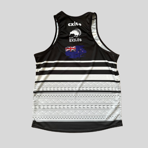 NZ Kiwis Exiles Xiii Rugby League Performance Vest